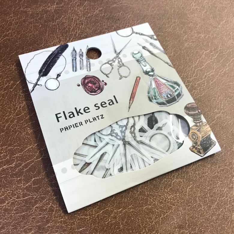 Papier Platz | Pegatinas Flake LINCHIANING Antique Stationery