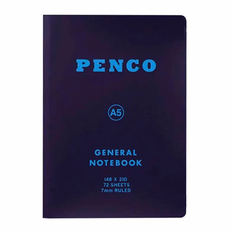 Penco | Cuaderno Soft PP A5 Navy (Rayas)