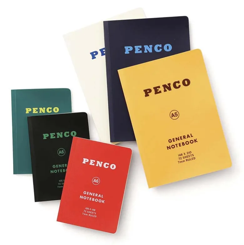 Penco | Cuaderno Soft PP A5 Navy (Rayas)