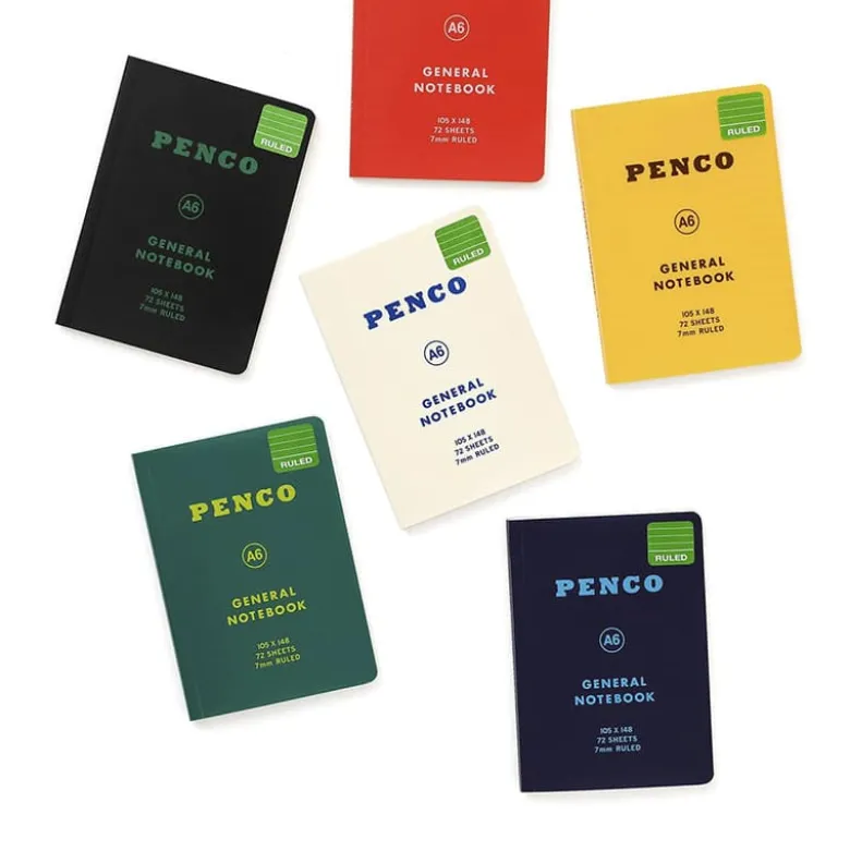 Penco | Cuaderno Soft PP A6 Red (Rayas)