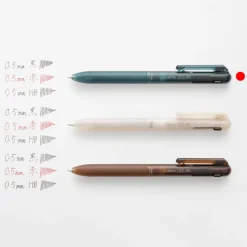 Pentel | Bolígrafo Calme Multi-función Relaxed Forest 0.5 Sheer Beige