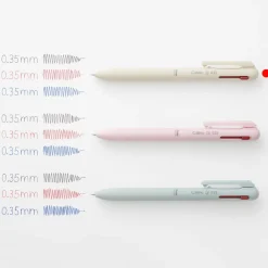 Pentel | Bolígrafo Multicolor Calme Light Blue 0.35