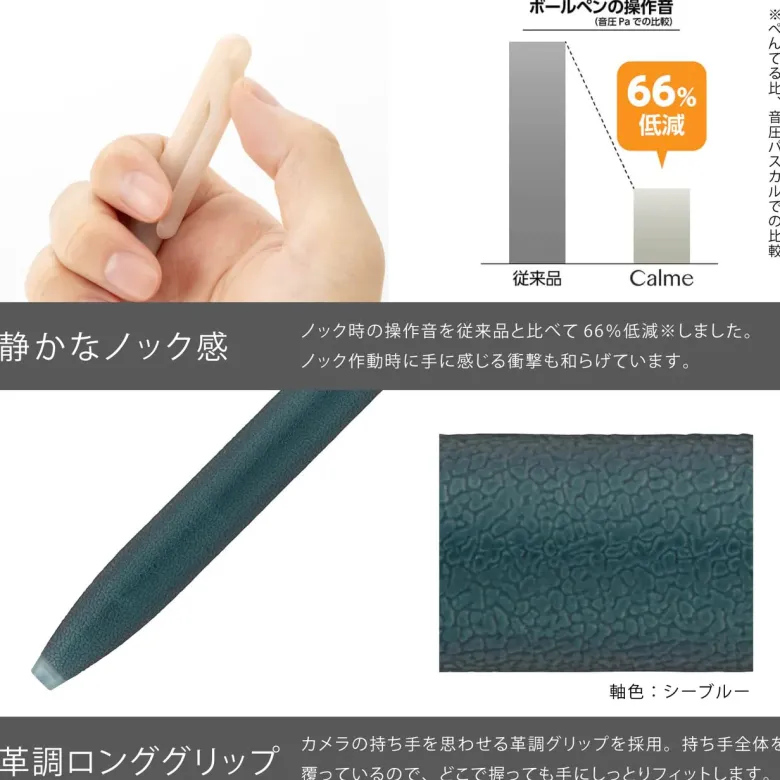 Pentel | Bolígrafo Pentel Calme Relaxed Forest Sea Blue 0.5