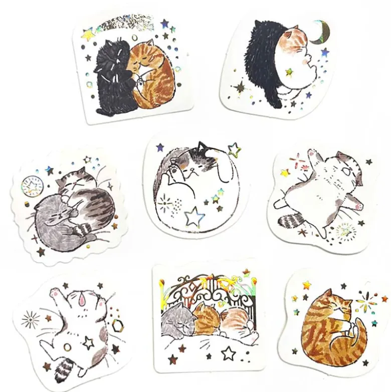 Seal-do | Pegatinas Kirapika Sleeping Cats