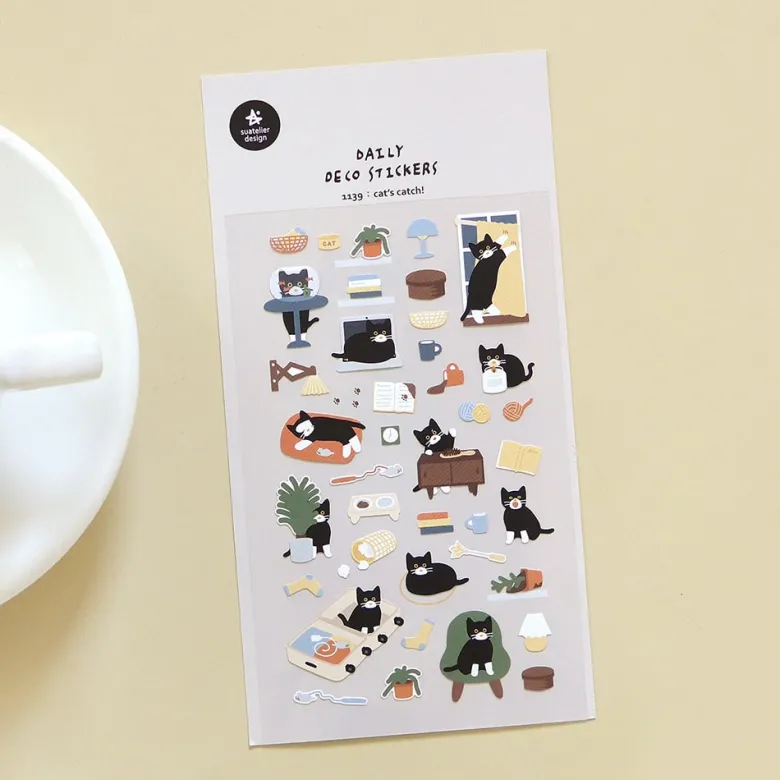 Suatelier | Pegatinas Cat's Catch