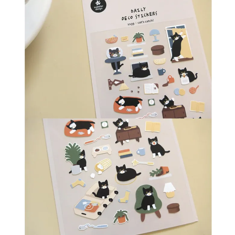 Suatelier | Pegatinas Cat's Catch