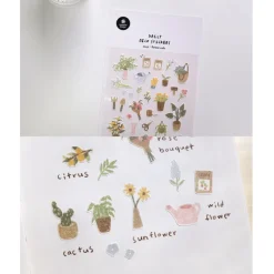 Suatelier | Pegatinas Flower Cafe