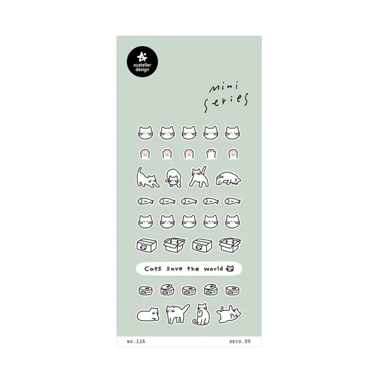 Suatelier | Pegatinas Mini Series Deco 09