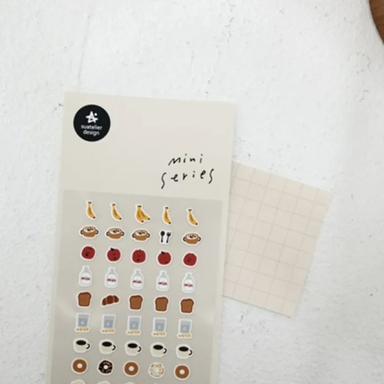 Suatelier | Pegatinas Mini Series Food 02