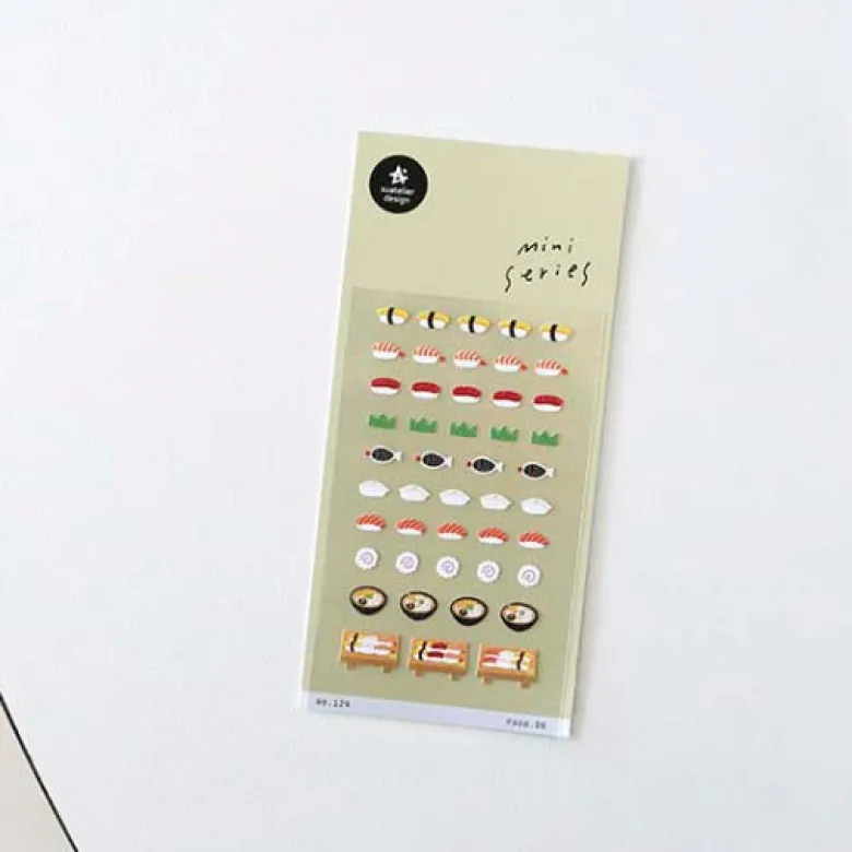 Suatelier | Pegatinas Mini Series Food 06