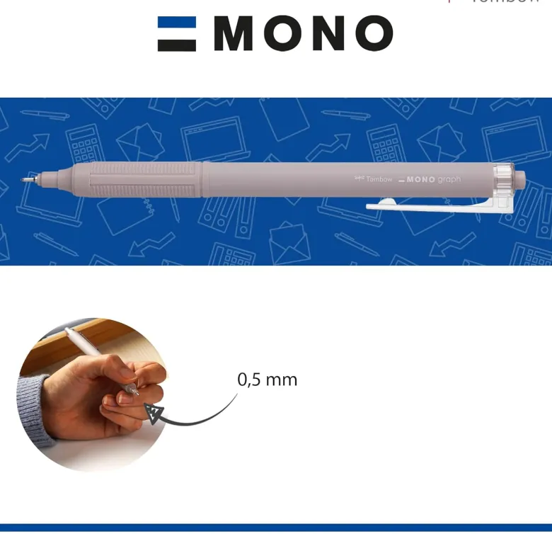Tombow | Bolígrafo Monograph Lite Smoky Brown 0.5mm
