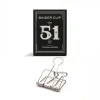 Tools To Liveby | Binder Clips Plateado (51mm)