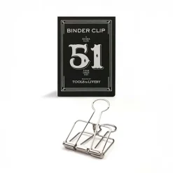 Tools To Liveby | Binder Clips Plateado (51mm)