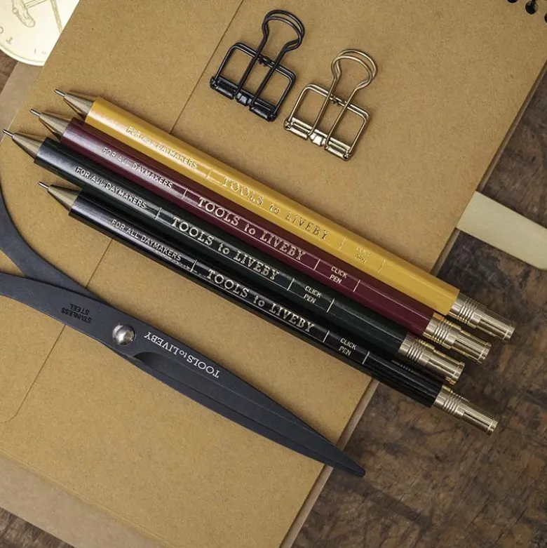 Tools To Liveby | Bolígrafo de Madera Dark Red 0.5