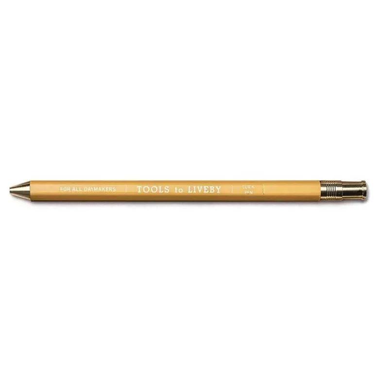 Tools To Liveby | Bolígrafo de Madera Yellow 0.5