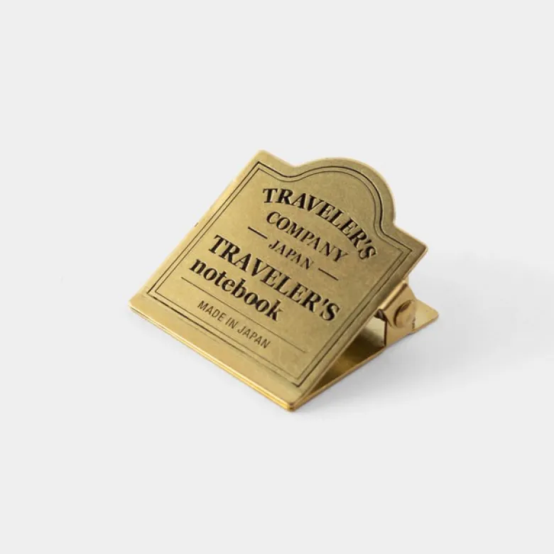 Traveler's Company | Clip Brass Traveler Logo