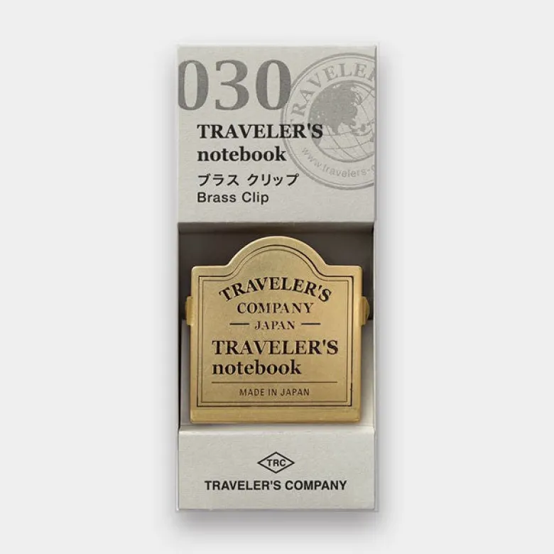 Traveler's Company | Clip Brass Traveler Logo