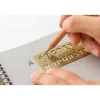 Traveler's Company | Marcapáginas Brass Template Alphabet