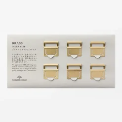 Traveler's Company | Marcapáginas Brass Index Plate