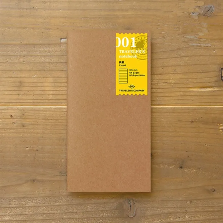 Traveler's Company | Recambio Regular 001 Cuaderno Rayas
