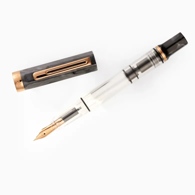 TWSBI | Pluma Estilográfica ECO Black Marble With Bronze F