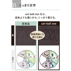 Uniball | Bolígrafo ONE Fika Color 0.38 Mango Orange