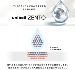 Uniball | Bolígrafo Zento Standard 0.7 Ambar (Tinta Negra)