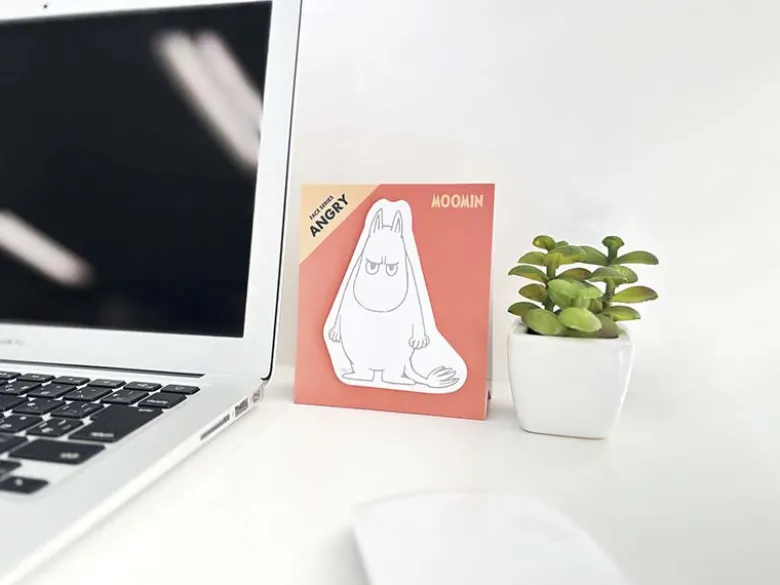 World Craft | Notas Adhesivas Moomin Face Series Thinking