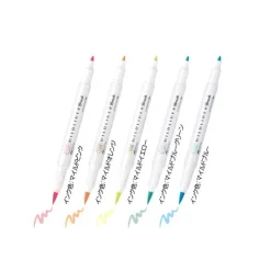 Zebra | Pack de Rotuladores Pincel Mildliner Pastel (Nuevo Packaging)