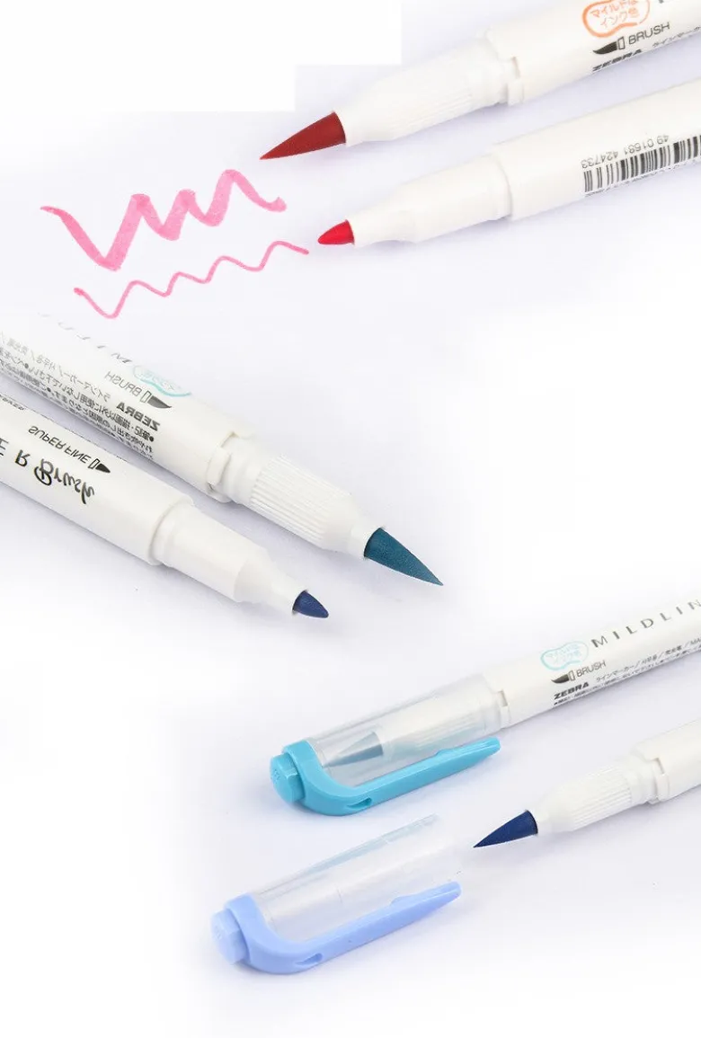 Zebra | Pack de Rotuladores Pincel Mildliner Warm (Nuevo Packaging)