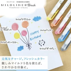 Zebra | Pack de Rotuladores Pincel Mildliner Soft (Nuevo Packaging)