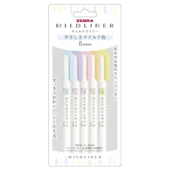 Zebra | Pack de Subrayadores Mildliner Gentle (Nuevos Colores)