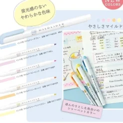 Zebra | Pack de Subrayadores Mildliner Gentle (Nuevos Colores)