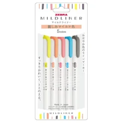 Zebra | Pack de Subrayadores Mildliner Soft (Nuevo Packaging)